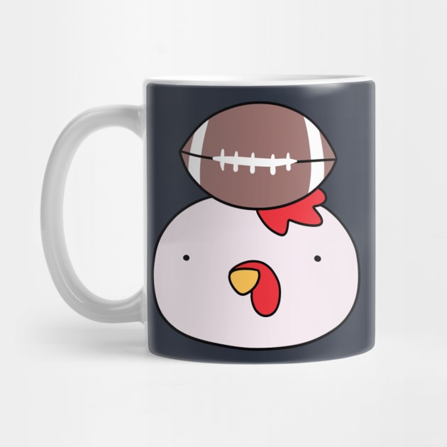 Football Chicken Face by saradaboru